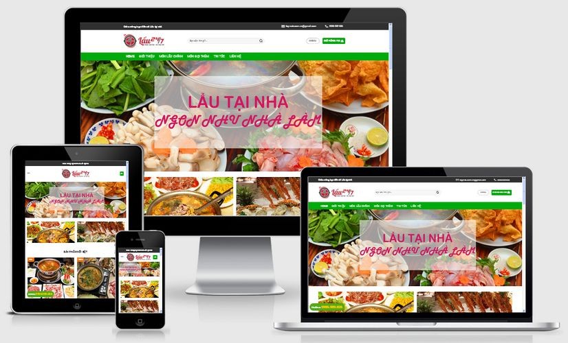 Theme WordPress Mau Website Lau Nuong Tai Nha Dep 01